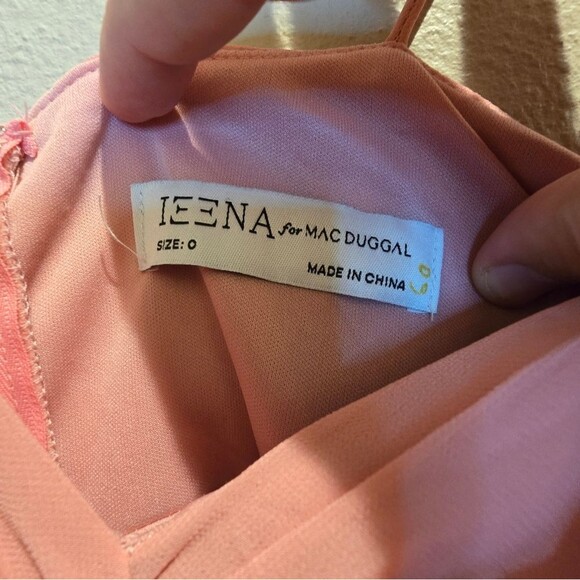 Mac Duggal Sleeveless V-Neck Bow Mini Dress Sz 0 NWOT - Picture 9 of 12